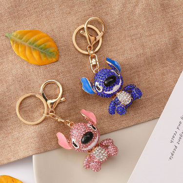 Luxury Sparkle Animal Keychain – Cute Bling Pendant